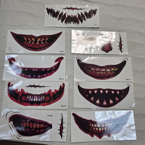 Colorful Temporary Tattoo Set - Picture 4 of 5